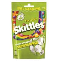 Конфеты Драже Skittles Кисломикс в разноцветной глазури, 70г