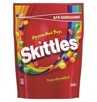 Конфеты Драже Skittles Фрукты в разноцветной глазури, 140г