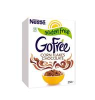 Завтрак NESTL GOFREE хлопья кукурузные шоколадные,с витаминами, 250г