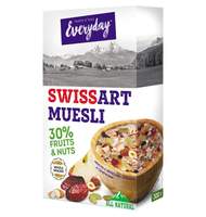 Мюсли Everyday Swiss art muesli с фруктами,орехами и семечками, 300г