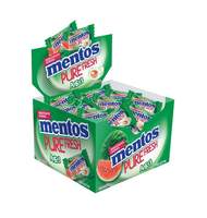 Жевательная резинка Mentos Pure Fruit Арбуз, моно 100 шт/уп