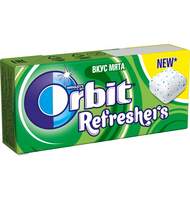 Жевательная резинка Orbit Refreshers со вкусом мяты,без сахара, 16г