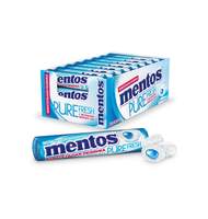 Жевательная резинка Mentos Pure Fresh Свежая мята, 15,5гх24шт/уп