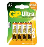 Батарейка GP Ultra AA/LR6/15AU алкалиновая 4шт/блистер