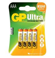 Батарейка GP Ultra AAA/LR03/24A алкалиновая 4шт/блистер