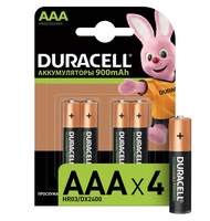 Аккумулятор Duracell 900mAh  AAA/HR03 бл/4