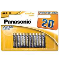 Батарейка щелочная Panasonic LR03 (AAA) Alkaline Power 1.5В бл/20 (широкий)