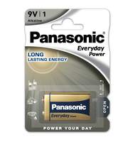 Батарейка щелочная Panasonic 6LR61 Everyday Power (Standard) 9В бл/1