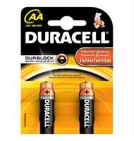 Батарейка Duracell АА, LR6, А316, 2 шт/уп