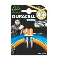 Батарейка Duracell Turbo AAA, LR03, A286, 2 шт/уп