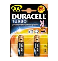 Батарейка Duracell Turbo AA, LR6, A316, 2 шт/уп