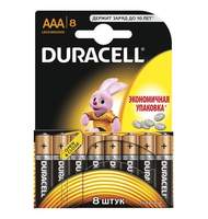 Батарейка DURACELL AAA/LR03 алкалин. бл/8