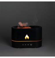 Увлажнитель - ароматизатор с имитацией пламени Fuego, черный