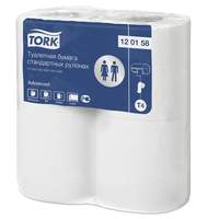 Бумага туалетная Tork Advanced T4, 2-сл, 4 рул/уп, белая 120158