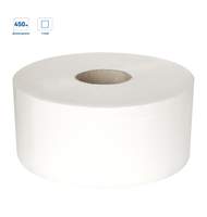 Бумага туалетная OfficeClean Professional(T2), 1-слойная, 450м/рул, белая, 12 шт/уп