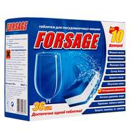 Таблетки для посудомоечных машин Forsage 10 in 1 в оболочке (36 шт?21г)