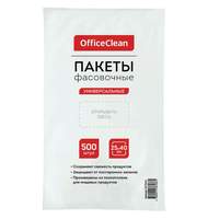 Пакеты фасовочные (500шт.) OfficeClean, ПНД, 25*40см, 7мкм, евроупаковка