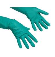 Перчатки Vileda Универсальные резиновые, р-р XL, 0,33мм, d=320мм, зеленые