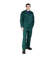 Костюм Труженик, куртка + брюки, зеленый, размер 44-46, рост 158-164