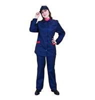 Костюм Золушка, куртка + брюки, синий/красный, размер 60-62, рост 158-164