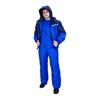 Костюм Стим+, куртка+полукомбенизон, синий/васильковый, размер 48-50, рост 170-176