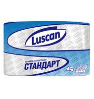 Бумага туалетная Luscan Standart 2сл бел вторичн втул 21,88м 175л 12рул/уп