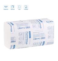 Полотенца бумажные листовые OfficeClean Professional(V-сл) (H3), 1-слойные, 250л/пач, 23*23см, белые, 15 шт/уп