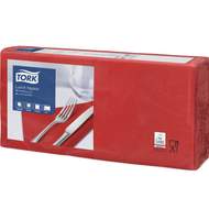 Салфетки бумажные Tork Advanced, 2-слойные 33х33, 200шт/уп, красные 477210