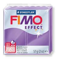Fimo effect полимерная глина, запек., 57гр. цвет  полупрозрачный лиловый