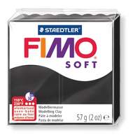 Fimo soft полимерная глина, запекаемая, 57 гр. цвет чёрный