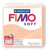 Fimo soft полимерная глина, запекаемая, 57гр. цвет телесный