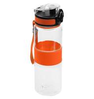 Бутылка для воды Fata Morgana прозрачная с оранжевым