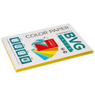 Бумага цветная BVG, А4, 80г, 100л/уп, желтая, интенсив