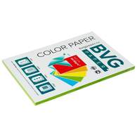 Бумага цветная BVG, А4, 80г, 100л/уп, зеленый, неон