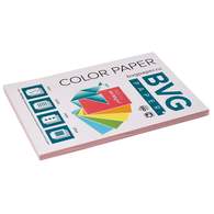 Бумага цветная BVG, А4, 80г, 100л/уп, розовая, пастель
