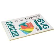 Бумага цветная BVG, А4, 80г, 50л/уп, желтая, пастель