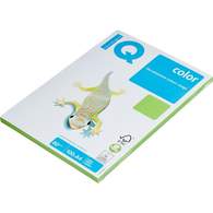 Бумага цветная IQ COLOR, А4, 80г, MA42-ярко-зеленый, 100л/уп