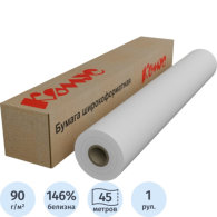 Бумага широкоформатная ProMEGA engineer InkJet (90 г/кв.м, длина 45 м, ширина 610 мм, диаметр втулки 50.8 мм) 