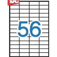 Этикетки быстрого отклеивания APLI Express Mailing, прямоугольные, белые, 52,5*21,2 мм, 5600 шт.