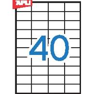 Этикетки быстрого отклеивания APLI Express Mailing, прямоугольные, белые, 52,5*29,7 мм, 4400 шт.