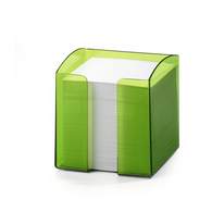 Подставка под бумажный блок   9х9х4,5см, зеленая