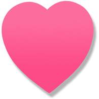 Бумага для заметок с клеевым краем фигурная Сердце неон розовая 50 листов