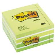 Куб Post-it, 76х76 мм, зеленая пастель, 450 л