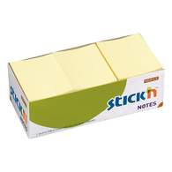 Бумага для заметок с клеевым краем STICK`N HOPAX, 38*51 мм,  100 л, желтый