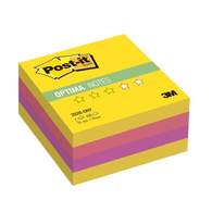 Куб 3M Post-it 2028-ONY OPTIMA Лето 76х76мм, 400л, желтая неоновая радуга, 3 цвета