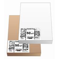 Пакет Е4 300х400, стрип, Businesspack, белый, 50шт/уп