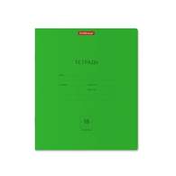  Тетрадь школьная ученическая ErichKrause Классика Neon зеленая, 18 листов, линейка  