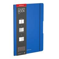 Тетрадь общая ученическая в съемной пластиковой обложке ErichKrause FolderBook Classic, синий, А4, 48 листов, клетка