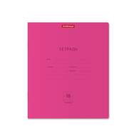 Тетрадь школьная ученическая ErichKrause Классика Neon розовая, 18 листов, линейка  