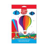 Цветная бумага двусторонняя мелованная в папке с подвесом ArtBerry В5, 10 листов, 20 цветов, игрушка-набор для детского творчества
